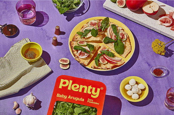 Plenty baby arugula