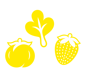 tomato green strawberry icons