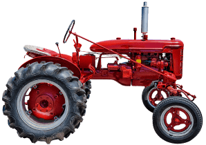 red tractor